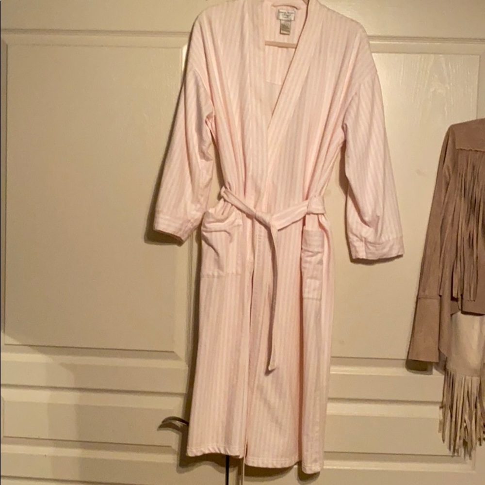 Cotton w Pockets Robe w Tie